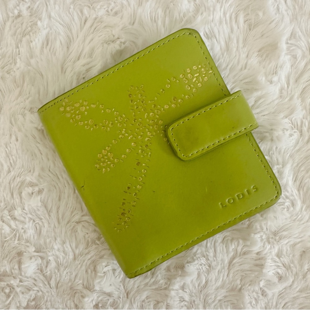 Lodis Green Dragonfly Wallet